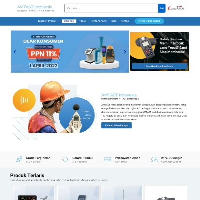 Website AMTAST Indonesia