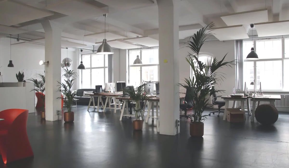 Commercial cleaning team