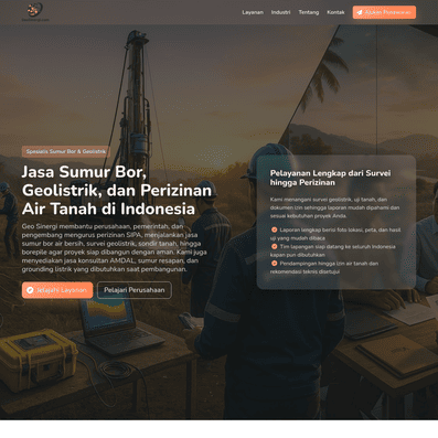 Website Geo Sinergi